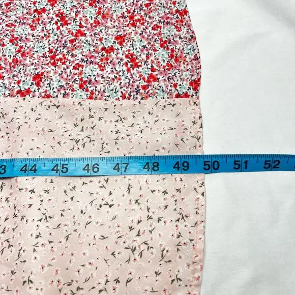 Cider Maxi Slip Dress Two Tone Pink Floral NWT Women's Size XS - Picture 6 of 6